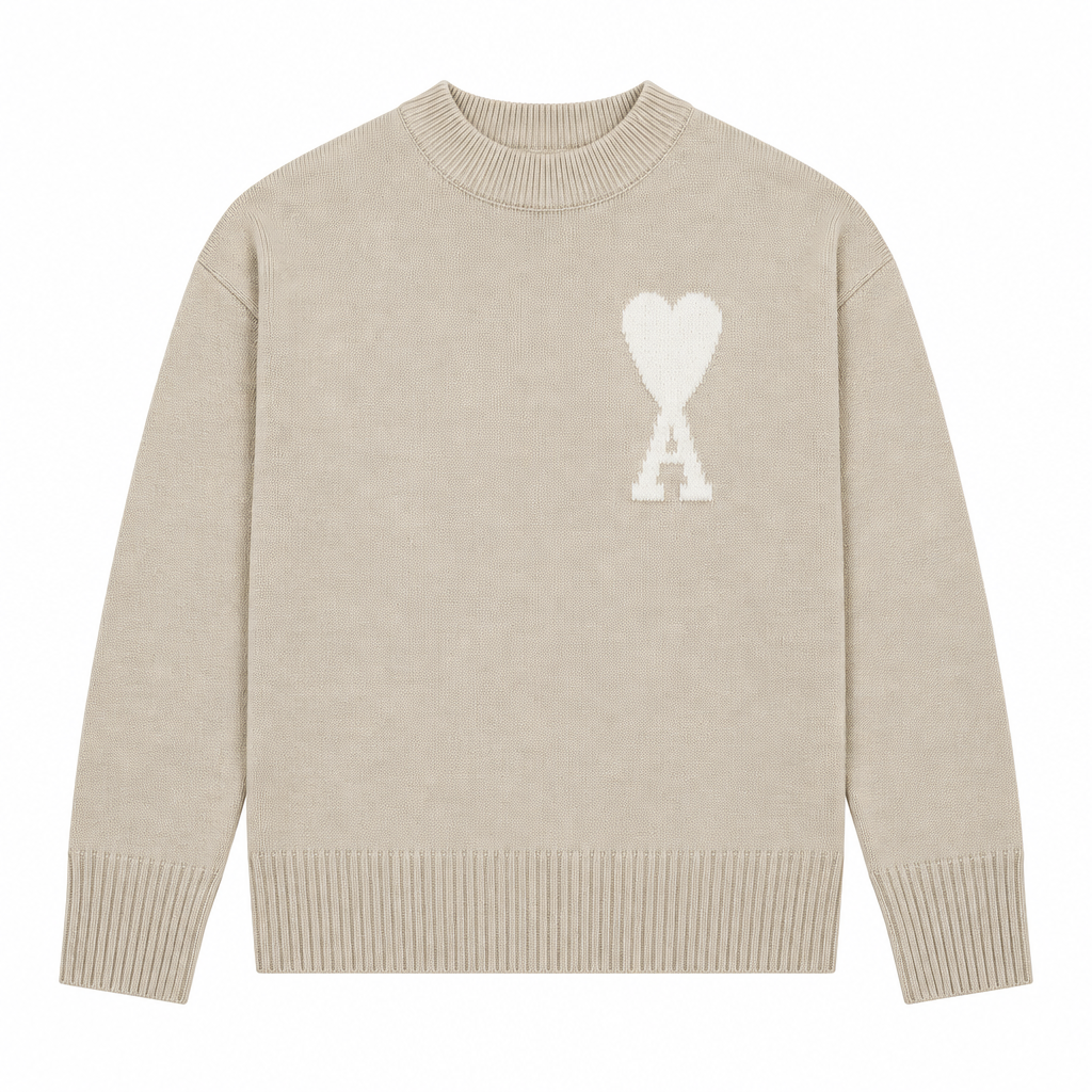 AMI Paris Ami de Coeur Knit Sweater