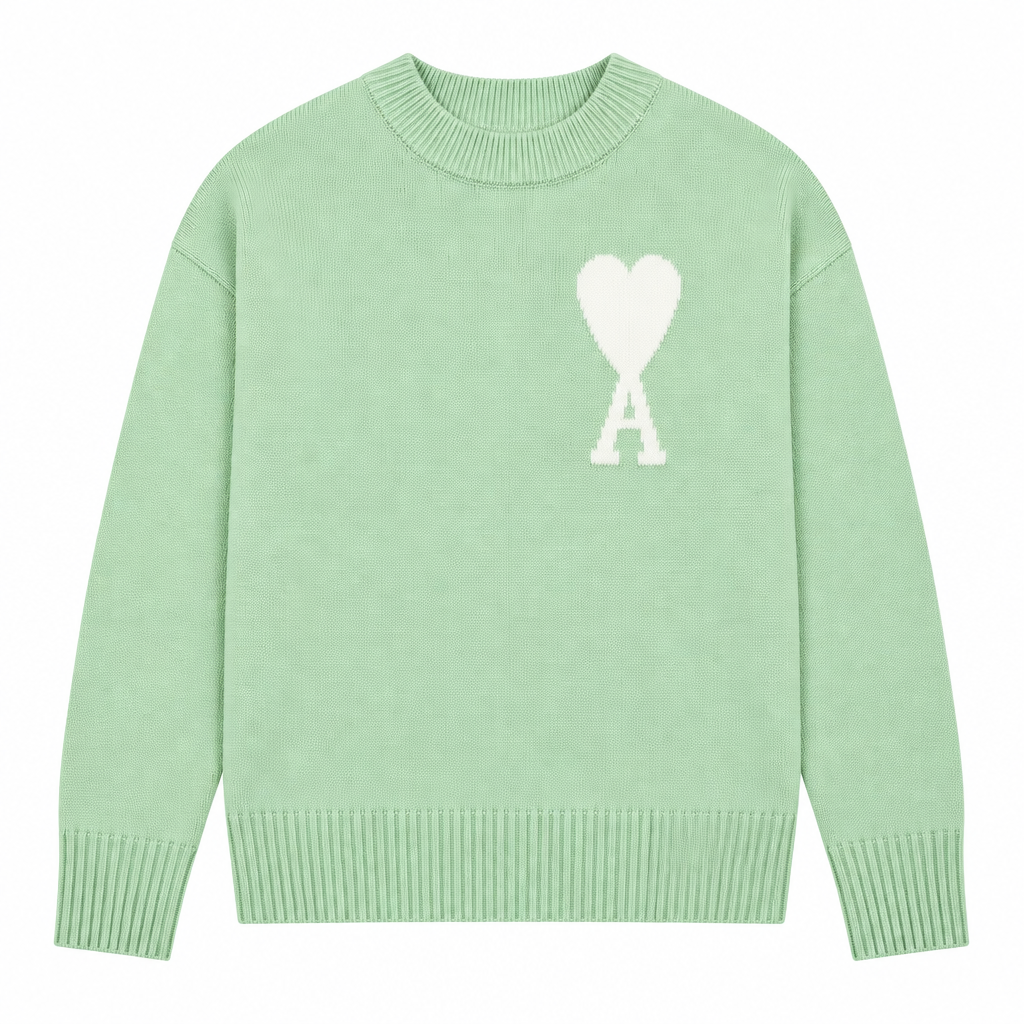 AMI Paris Ami de Coeur Knit Sweater