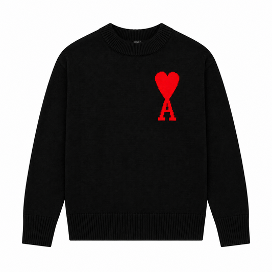 AMI Paris Ami de Coeur Knit Sweater