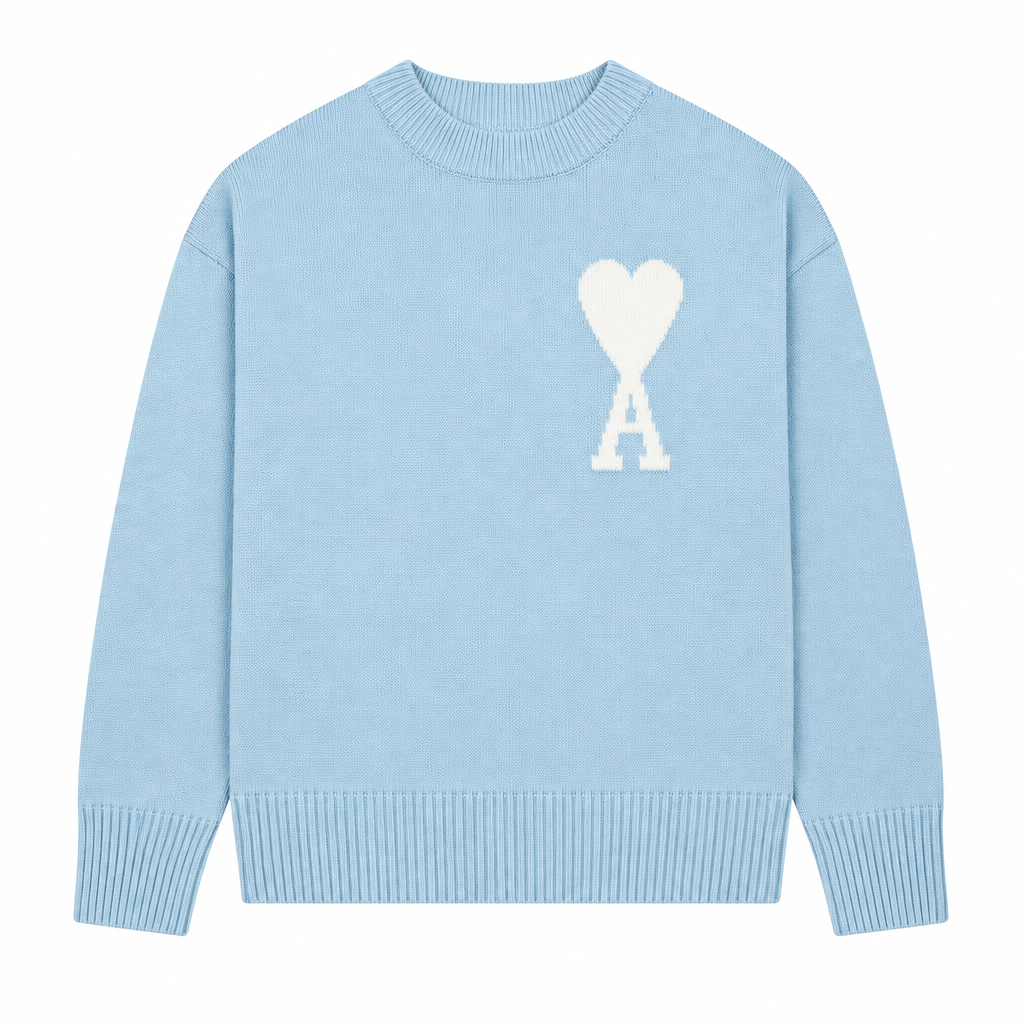 AMI Paris Ami de Coeur Knit Sweater