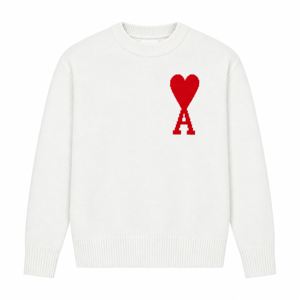 AMI Paris Ami de Coeur Knit Sweater