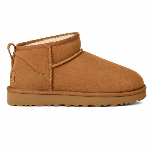 Classic Ultra Mini Boots – Chestnut