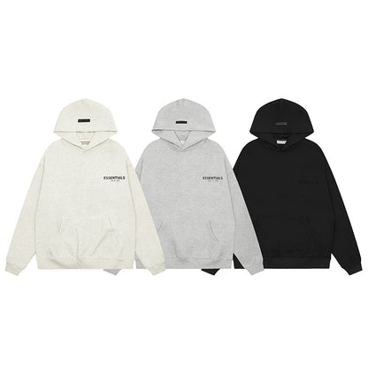 2025 hooded sweatshirt black letter flocking FOG double-line ESSENTIALS trendy brand cross-border hot sale 1977