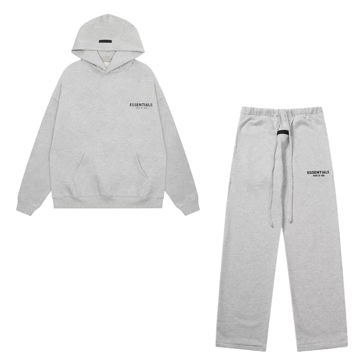 2025 hooded sweatshirt black letter flocking FOG double-line ESSENTIALS trendy brand cross-border hot sale 1977