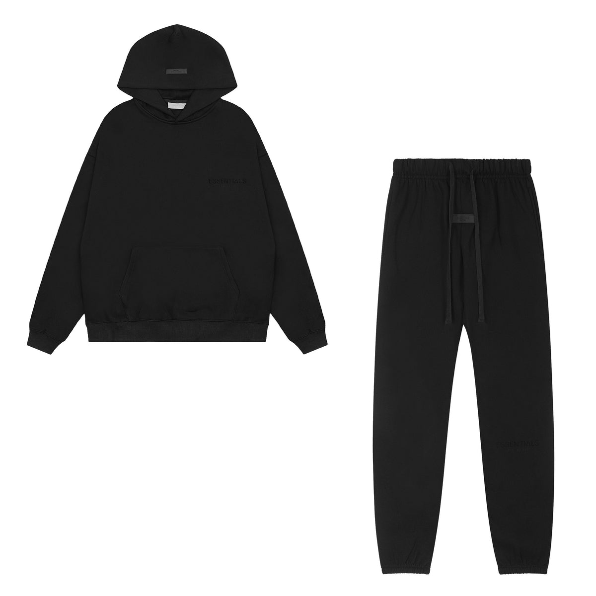 2025 hooded sweatshirt black letter flocking FOG double-line ESSENTIALS trendy brand cross-border hot sale 1977