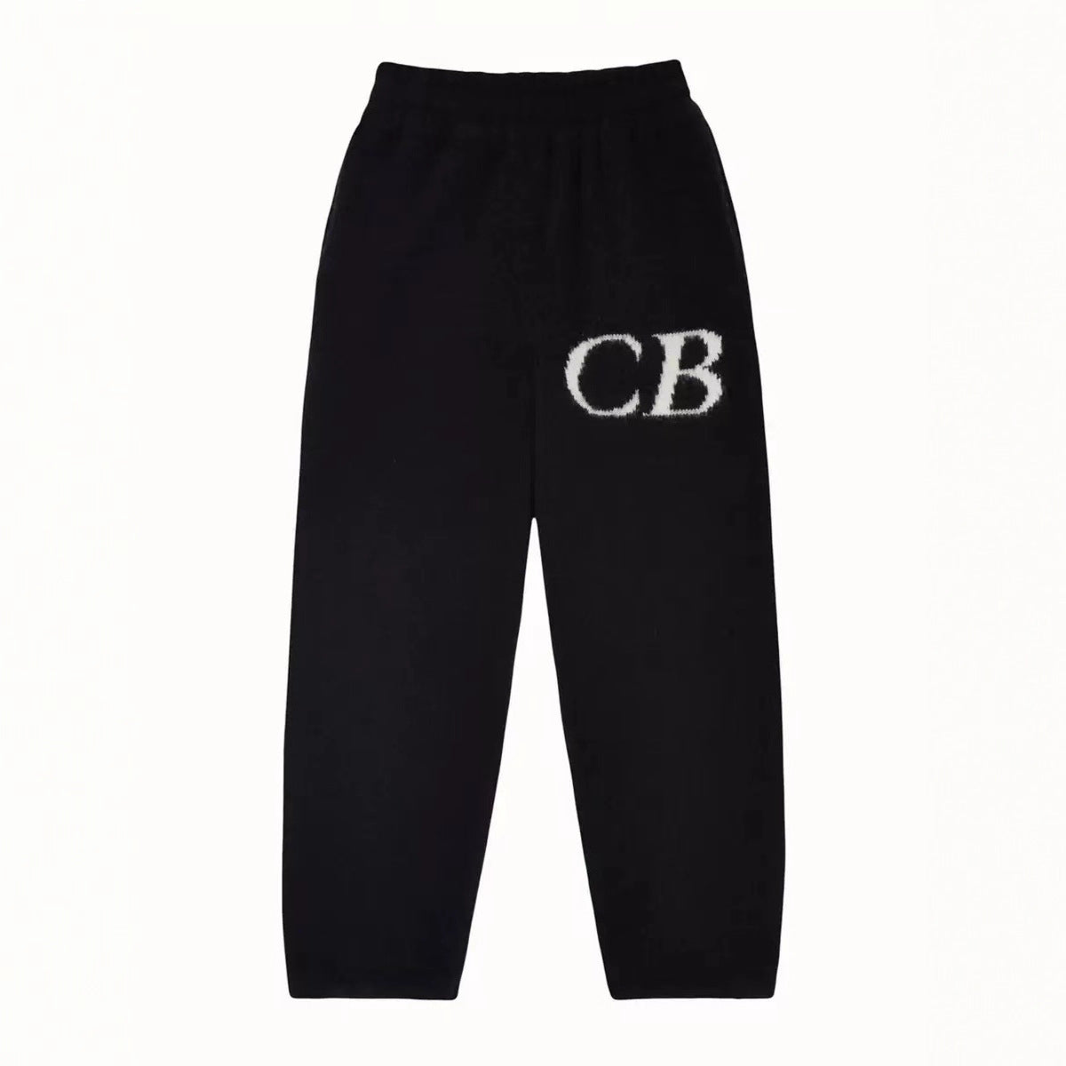 High version Cole Buxton Niche Minimalist CB Jacquard Female Couple Matching Loose Crewneck Sweater