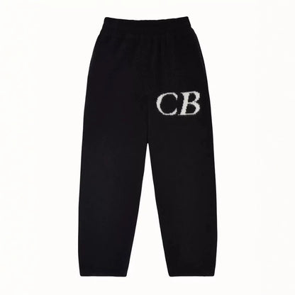High version Cole Buxton Niche Minimalist CB Jacquard Female Couple Matching Loose Crewneck Sweater