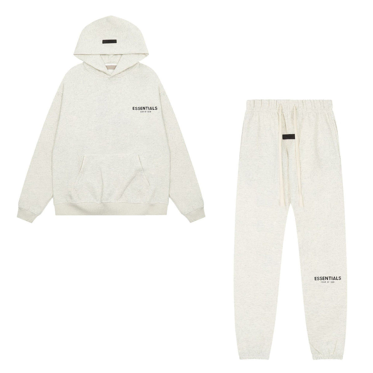 2025 hooded sweatshirt black letter flocking FOG double-line ESSENTIALS trendy brand cross-border hot sale 1977